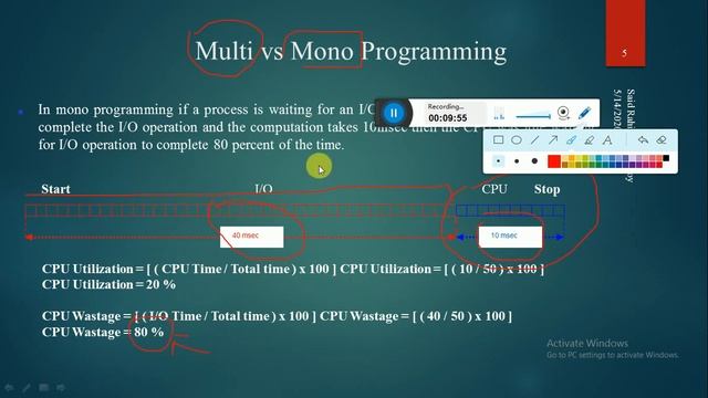 Operating System Fourth LectureMulti VS Mono Programming смотреть онлайн