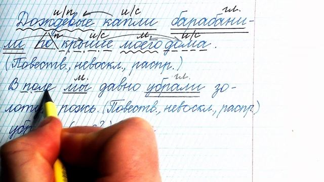 Синтаксический разбор предложения 4 класс (часть 2)