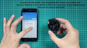 The Connection Between The L13 Smart Watch and iOS Mobile Phone - M Active APP