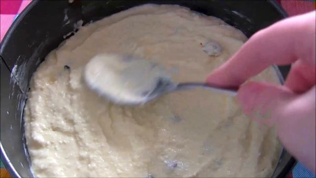 Творожная запеканка с изюмом Cottage cheese casserole with raisins