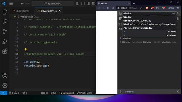 JavaScript Variables: var vs. let vs. const Explained