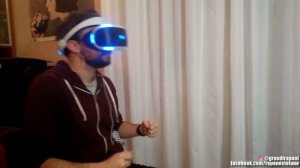 Stefano Rapone prova la realtà virtuale