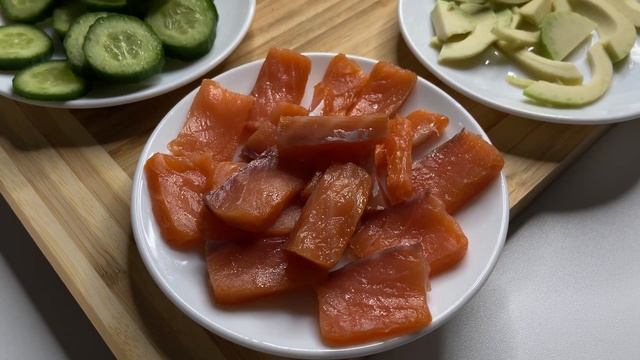 Вкусный сэндвич с семгой