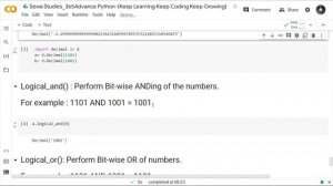 Day 131  Decimal functions Using Python