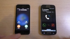 4th iPhone 5SE & 4th Samsung Galaxy S4 mini Incoming Call