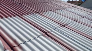 Беларусь.г Столин.Как качественно покрасить шифер и чем заклеить трещины?Цвет "вишня".