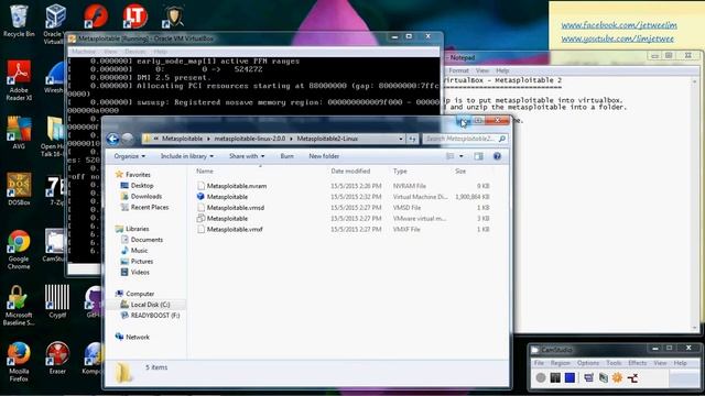 Oracle VirtualBox - Metasploitable 2 Setup смотреть онлайн