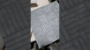 Тротуарная плитка из отсева известняка  итог што получилось