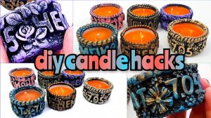 DIY Candle Hacks |Home Decor|Easy gift idea|diy easy candle|IDEAS FOR CANDLE MAKING|homemade candles