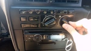 Toyota Vista sv32, фейл с регулятором скорости печки, звук заслонок