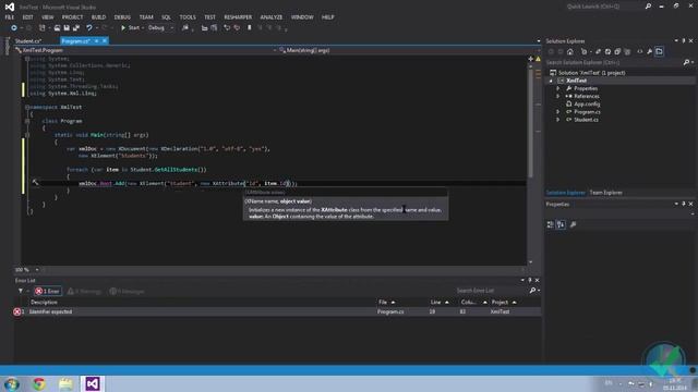 Часть 26. Создание XML-документа