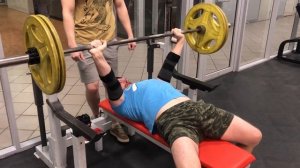 Народный жим / жим лёжа 80 кг на 41 раз
