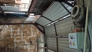 установка механизма подъёма ворот и наладка автоматики