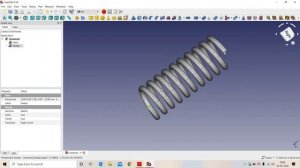 FreeCAD Tutorial: Spring CAD ; CAD Model of Spring; Spring Tutorial by FreeCAD; Compression Spring.