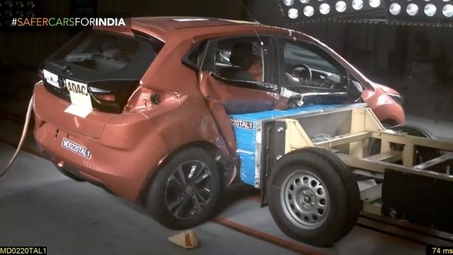 Tata Altroz Crash Test || Safest 5 Star rating Cars In India смотреть онлайн