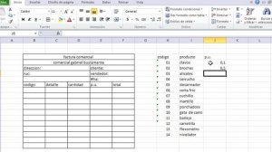 COMO HACER UNA FACTURA EN EXCEL UTILIZANDO LA FUNCION CONSULTAR V