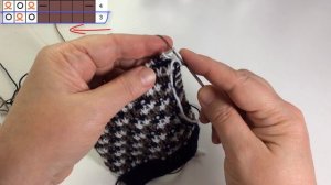 Горные цветы / Ленивый жаккард / Вязание спицами.