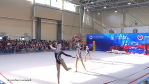 Открытое первенство Красноярского края по эстетической гимнастике. Приволжанка 12-14 лет, Казань