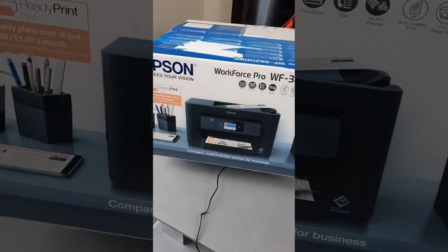 Baoshishan Electric Rotating Display With Epson Workforce  3820DWF Printer