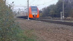 Электропоезд ЭС2г 146 Ласточка сообщением Калининград Светлогорск