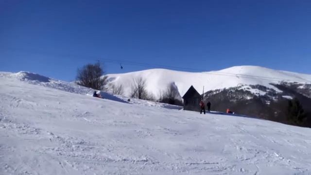 Пилипец 2017 на кресельном подъемнике. Серпантин. смотреть онлайн