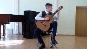 "Жига".Старинная музыка на классической гитаре.