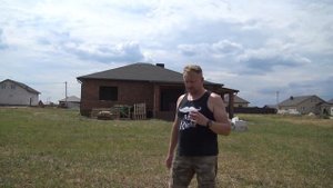 ? Обзор дома 120 кв.м. с верандой и навесом, баварская кладка.