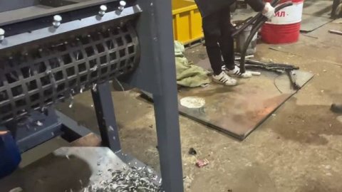 Тест-драйв шредер на производстве.