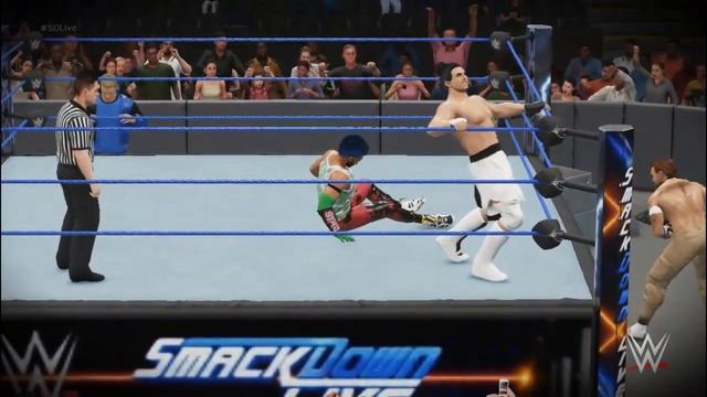 WWE SMACKDOWN. 15 Elimination. 1 Lap. 2 Fight. Bao Mu vs. Terro смотреть онлайн