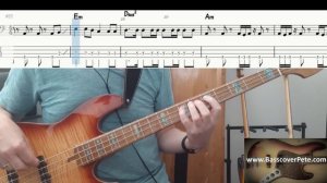 Fleetwood Mac The Chain. Bass Cover Tabs Score Chords Transcription. Bassplayer: John McVie