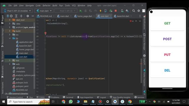 REST APIs with Flutter 2023 - REST API Tutorial - http method - APIs - Easy Method