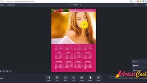 Как вставить свое фото в календарь