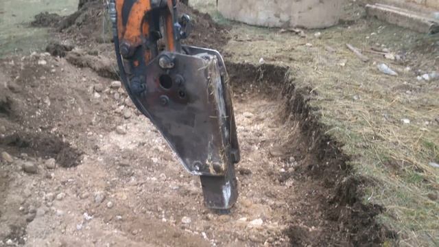 Гидро молот ,для рыхления твердых участков земли смотреть онлайн