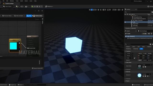 Техника "Rotate About Axis" | VFX Technique | Unreal Engine 5 | Tutorial