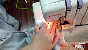 Укорачиваем спортивные штаны на манжете .