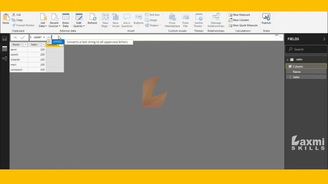 upper dax function in power bi | upper dax function in power bi desktop | upper function