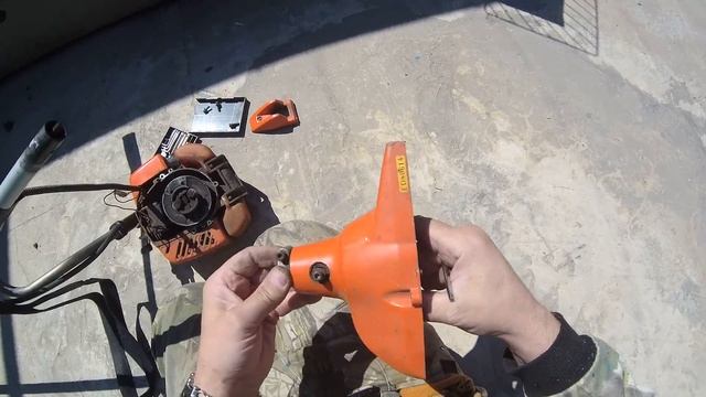 Делаем бензокосу HITACHI смотреть онлайн