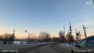На машине по улице Островского Нижний Тагил
