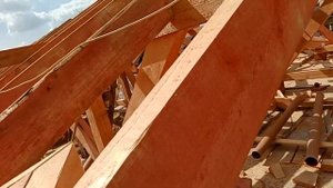 Стропильная система многоскатной шатровой кровли. Часть 1