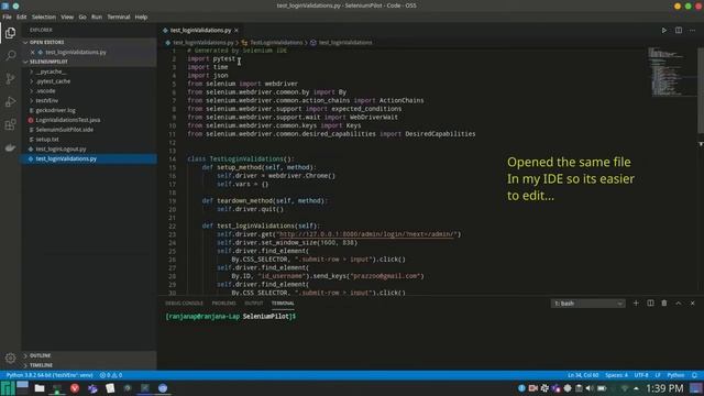 Create simple Web UI test case with assertion with Selenium IDE смотреть онлайн