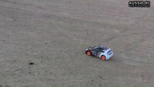 Turnigy Brushless Mini Rally Extreme 1/16 scale 4WD First run смотреть онлайн