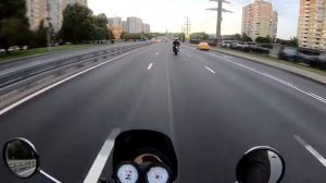 Прохват Stels Benelli 600 против Honda CB600 Hornet