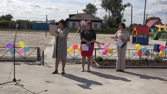 Открытие детской площадки в д Сухоруково