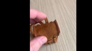 Кожаный рюкзак для куклы Паола. Выкройка PDF.