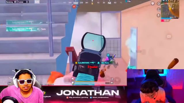 Jonathan Gaming Hacker Like DBS Clutch GODLY BEST Moments in PUBG Mobile