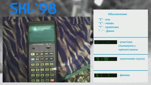 Игры на МК-61: Выпуск 6 - SKI-`98 (LIVE-STREAM)