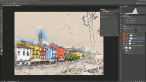 Urban Sketch Photoshop Effect (very easy)(free download)