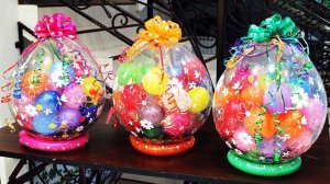 Денежный шар на свадьбу. Поздравление в стихах.