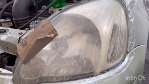Полировка фар автомобиля дрелью с дешевой пастой
