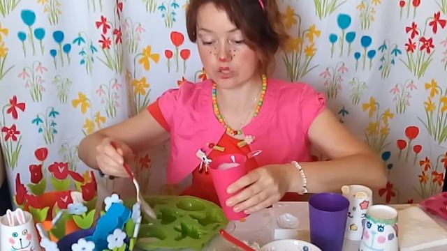 Мастер-Класс по отливанию гипсовых фигурок!:) смотреть онлайн